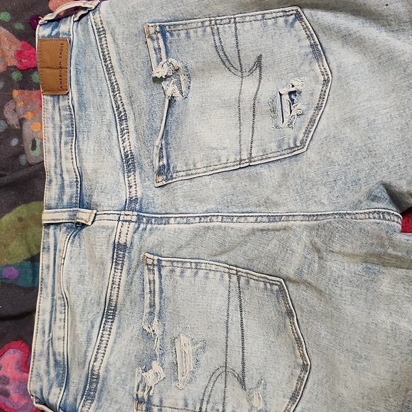 American Eagle Outfitters Ripped Light Blue Skinny Jeans - Picture 7 of 8